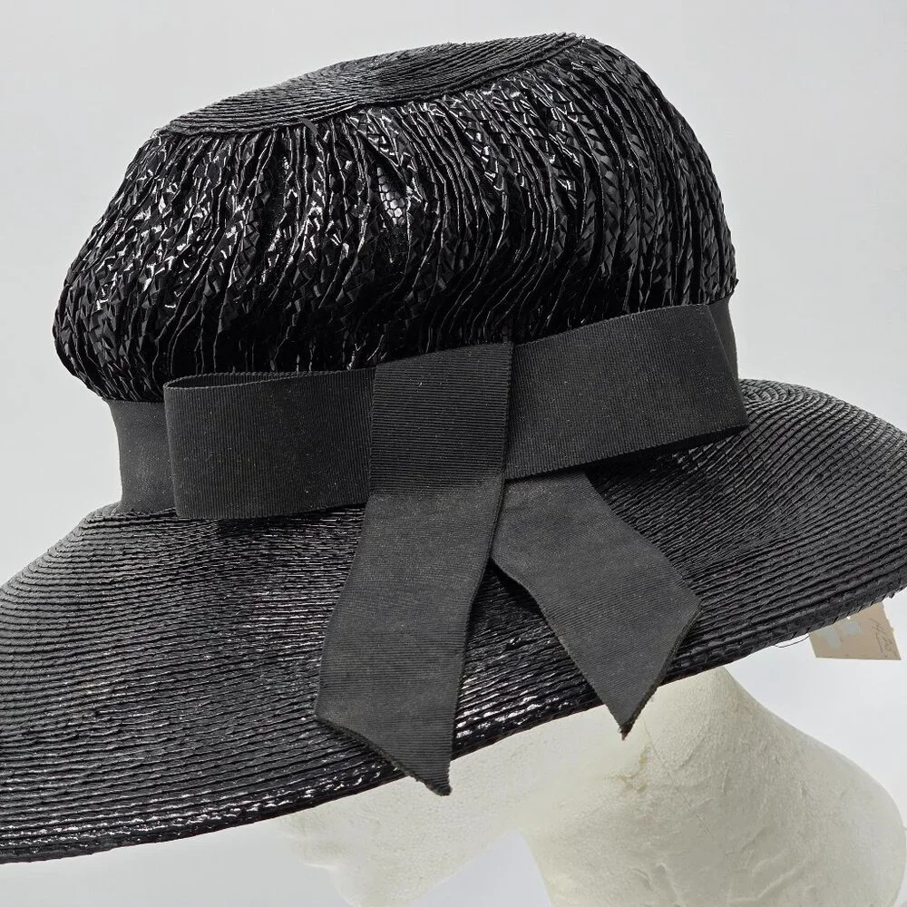 Chesterfield Original Black Lustra Wide Brim Hat